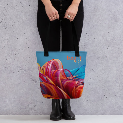 Bag It Up Abstract Floral Tote Bag