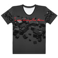 Storm 3D Cube Women's Tee — Black