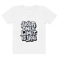 White Tee with Black Graffiti