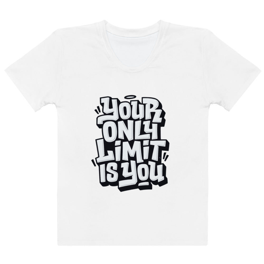 White Tee with Black Graffiti
