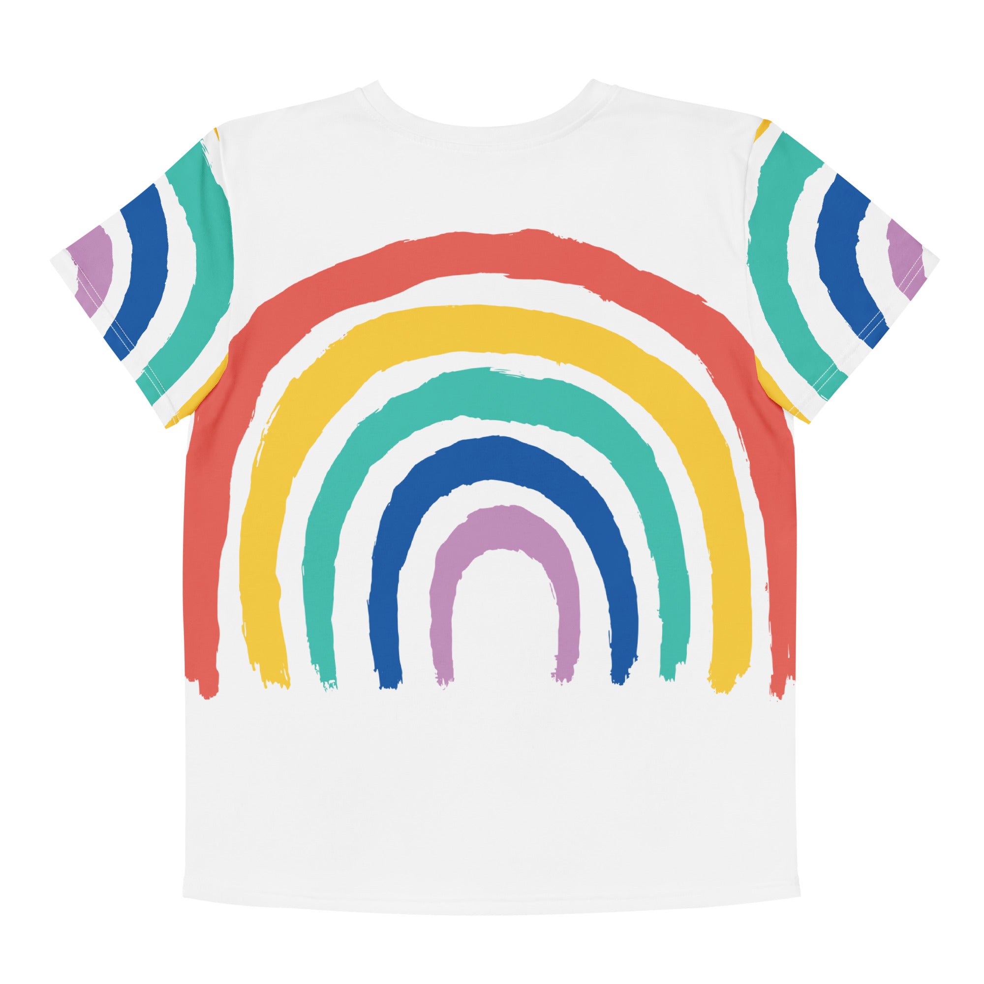 Bold Rainbow Kids Tee — White