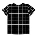 Coffee Bear Retro Kids Tee — Black