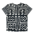 Astronaut Tribal Kids Tee — Black All-Over Print